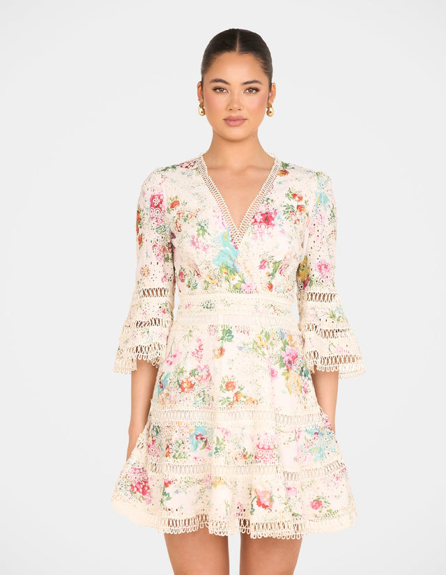 Rory Wrap Front Mini Dress