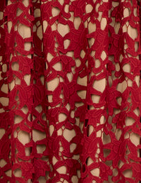 Warna Lace Midi Dress