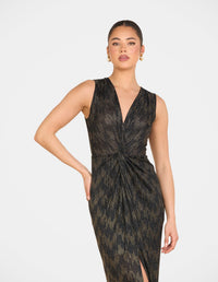 Laurentian  V-neck Gown