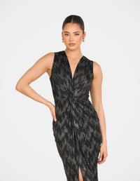 Laurentian  V-neck Gown