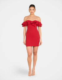 Iris Double Ruffle Mini Dress
