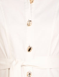 Filips Button Front Mini Dress