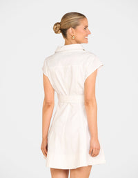 Filips Button Front Mini Dress