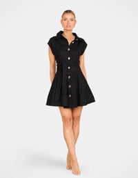 Filips Button Front Mini Dress