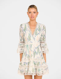 Vaani Wrap Front Mini Dress