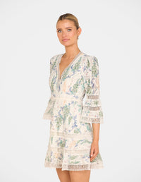 Vaani Wrap Front Mini Dress
