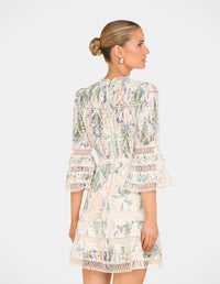Vaani Wrap Front Mini Dress