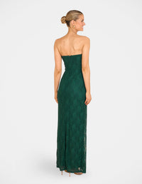 Sela Strapless Lace Gown