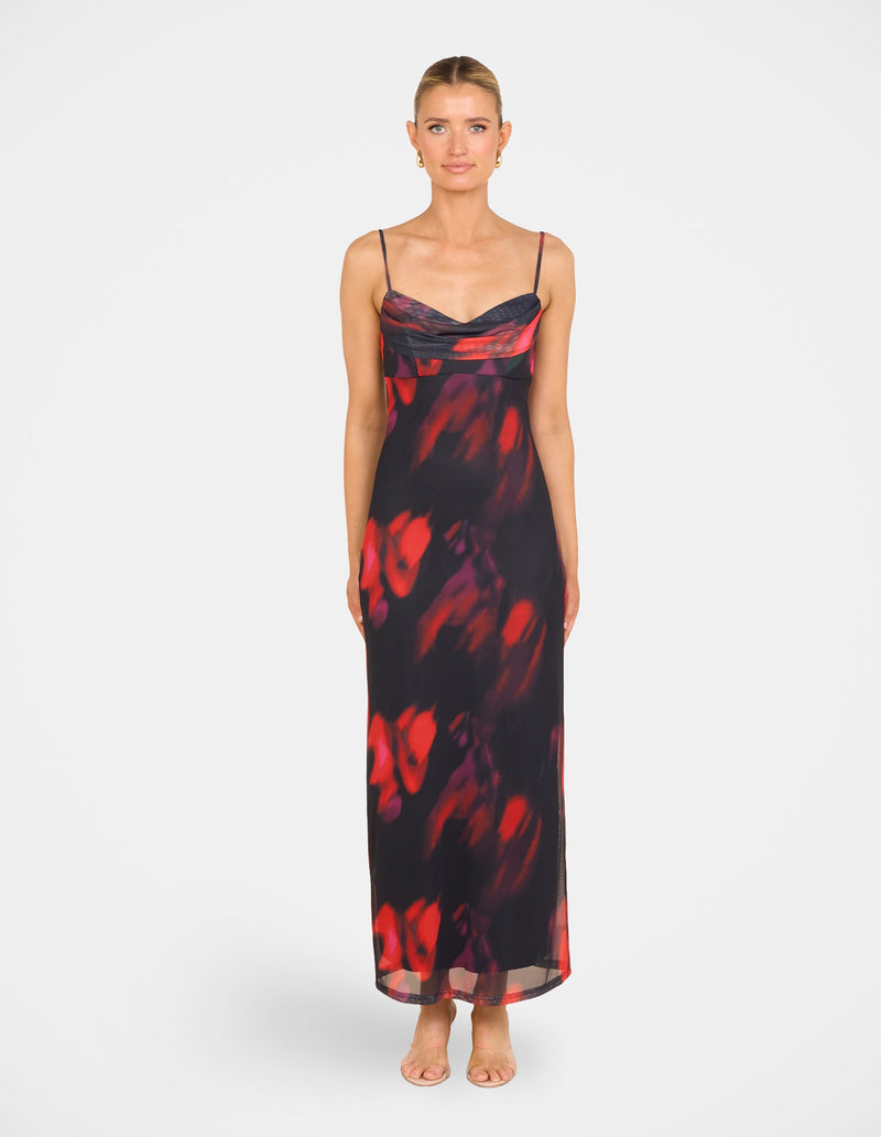 Alabama Cowl Neck Maxi Dress