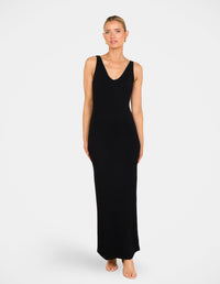 Qia Sleeveless Knit Midi Dress