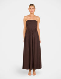 Odette Strapless Maxi Dress