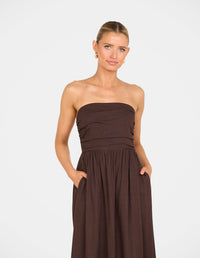 Odette Strapless Maxi Dress