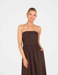 Odette Strapless Maxi Dress