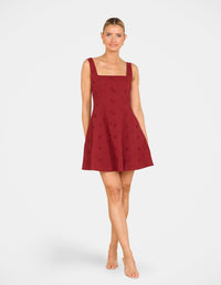 Yin Square Neck Mini Dress