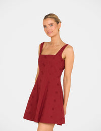 Yin Square Neck Mini Dress
