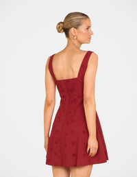 Yin Square Neck Mini Dress