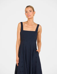 Xerena Square Neck Maxi Dress