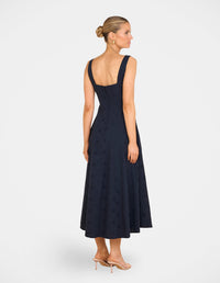 Xerena Square Neck Maxi Dress