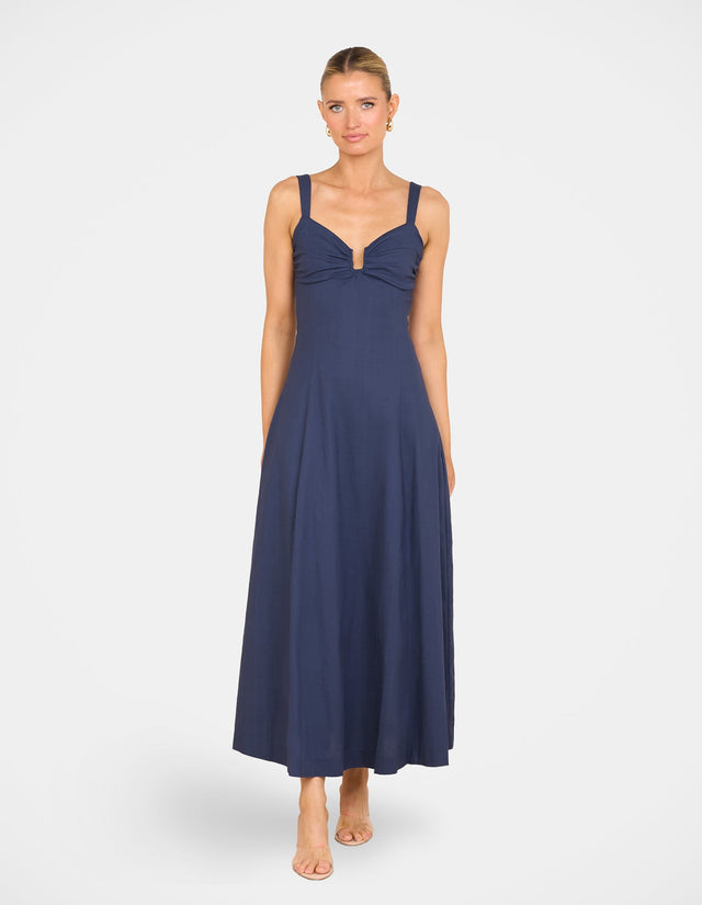 Daphne Plunge Maxi Dress