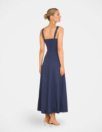 Daphne Plunge Maxi Dress
