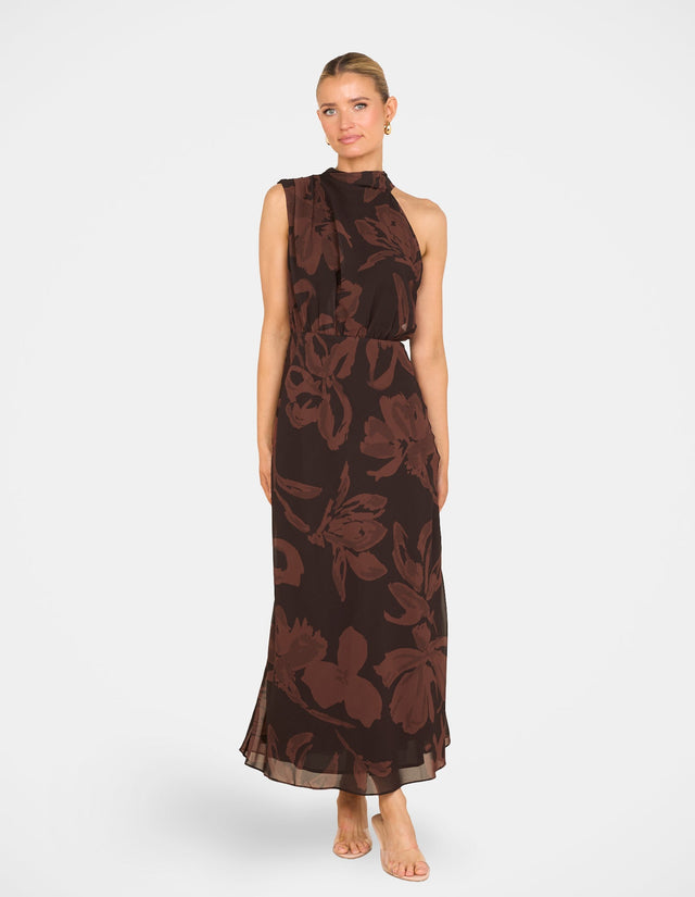 Nillie High Neck Maxi Dress