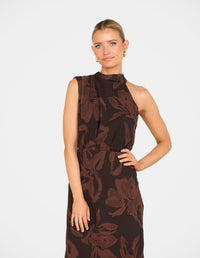 Nillie High Neck Maxi Dress