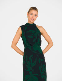 Olandra High Neck Maxi Dress