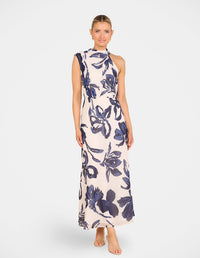 Phebe High Neck Maxi Dress
