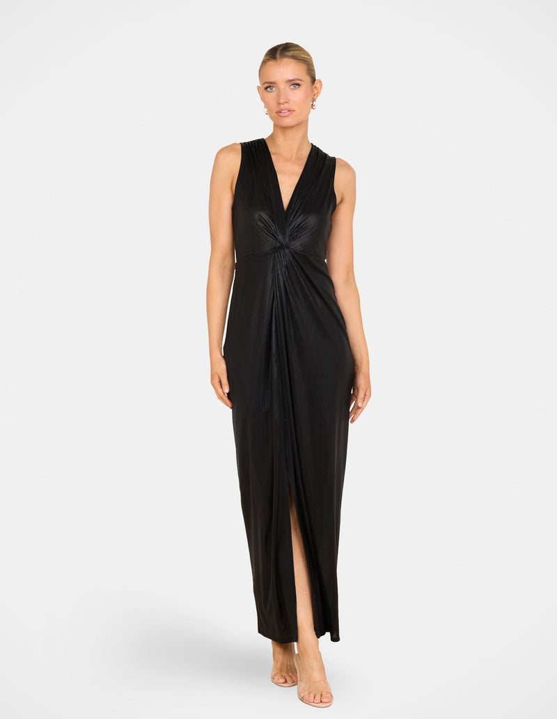 Belarus Plunge Twist Gown