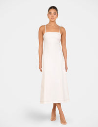 Quay Denim A-line Maxi Dress