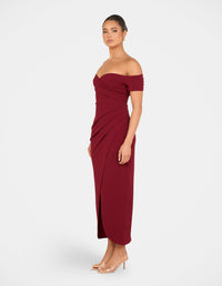 Jamie Off Shoulder Midi Dress