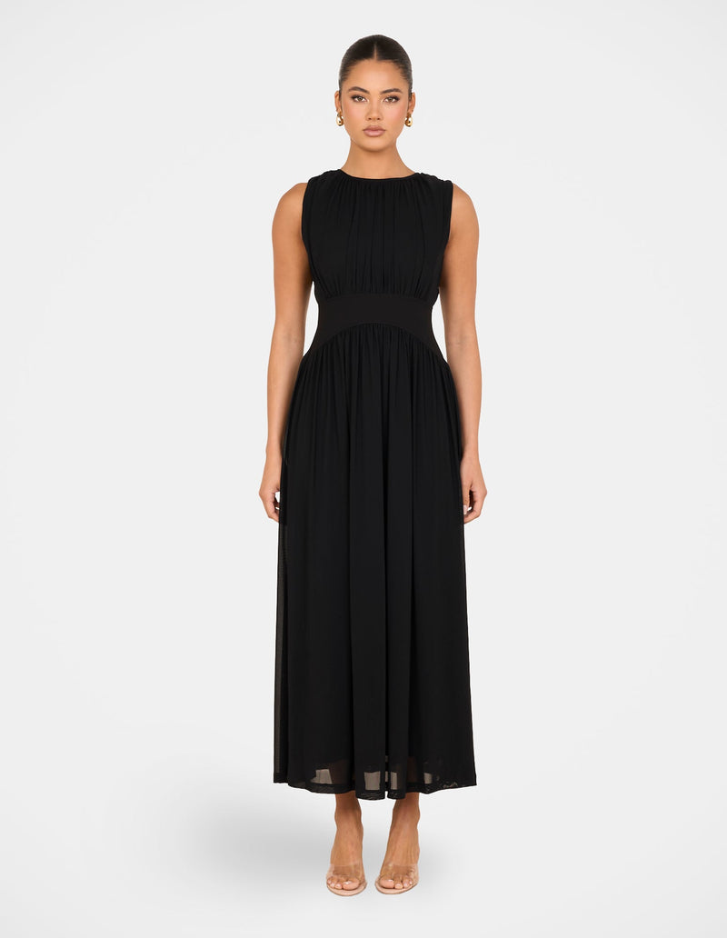 Emelia High Neck Maxi Dress