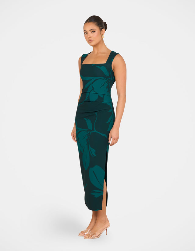 Iona Square Neck Midi Dress