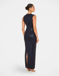 Udichi Twist Front Maxi Dress