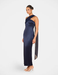 Vanya Strapless Satin Gown