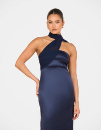 Vanya Strapless Satin Gown