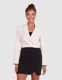 Qamar Cropped Blazer