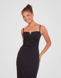 Neve Sleeveless Corset Gown