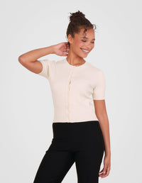 Qahira Short Sleeve Cardigan