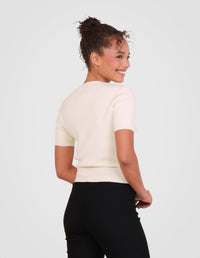 Qahira Short Sleeve Cardigan