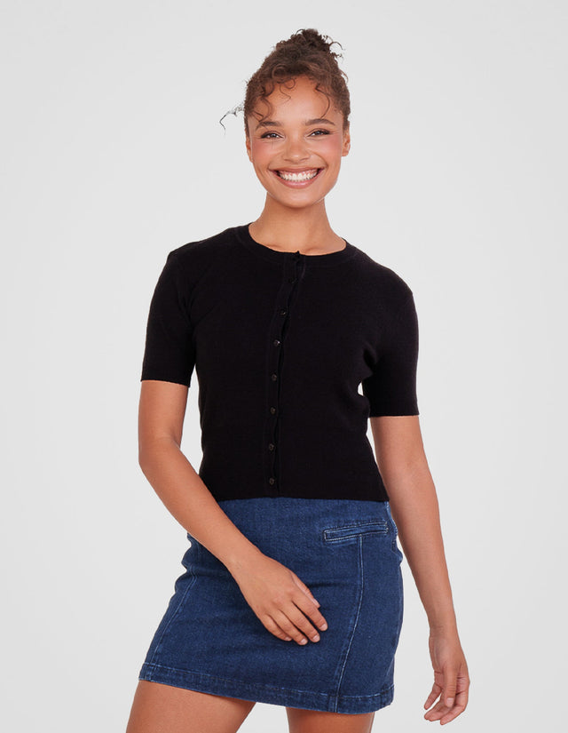 Qahira Short Sleeve Cardigan