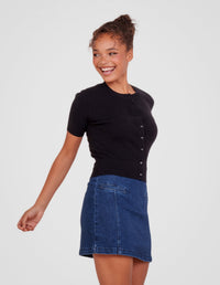 Qahira Short Sleeve Cardigan