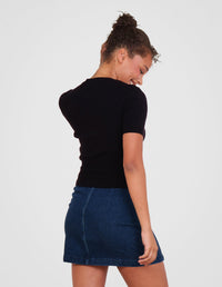 Qahira Short Sleeve Cardigan