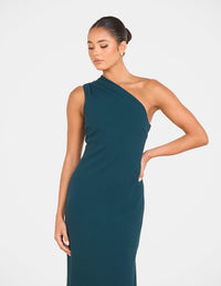 Valia One Shoulder Midi Dress