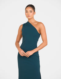 Valia One Shoulder Midi Dress
