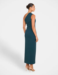 Valia One Shoulder Midi Dress