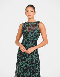 Paxton Sheer Mesh Maxi Dress