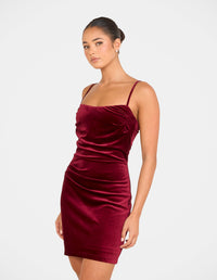 Anona Velvet Mini Dress