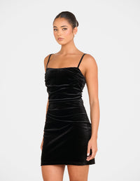 Anona Velvet Mini Dress