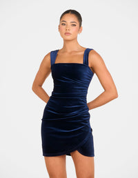 Emerie Gathered Mini Dress